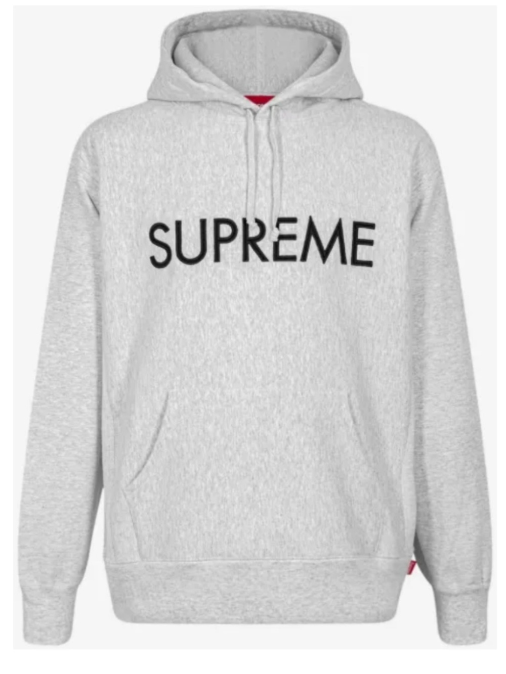 Supreme Men's Grey Hoodie